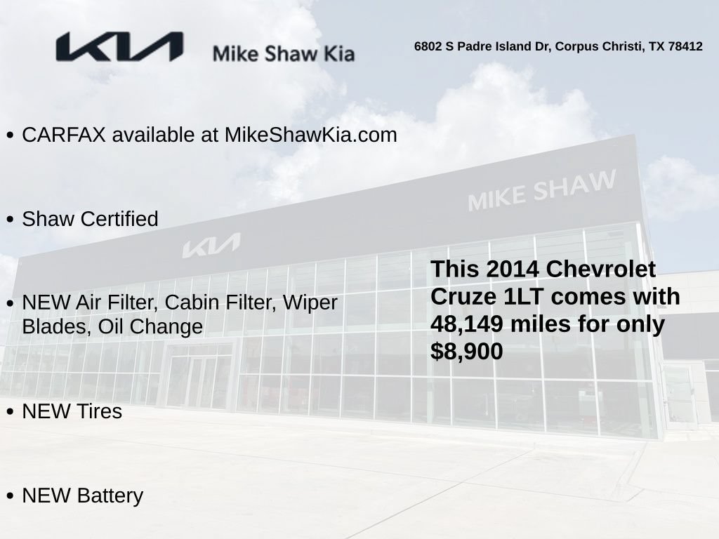Used 2014 Chevrolet Cruze LT w/ RS Package FWD image 3