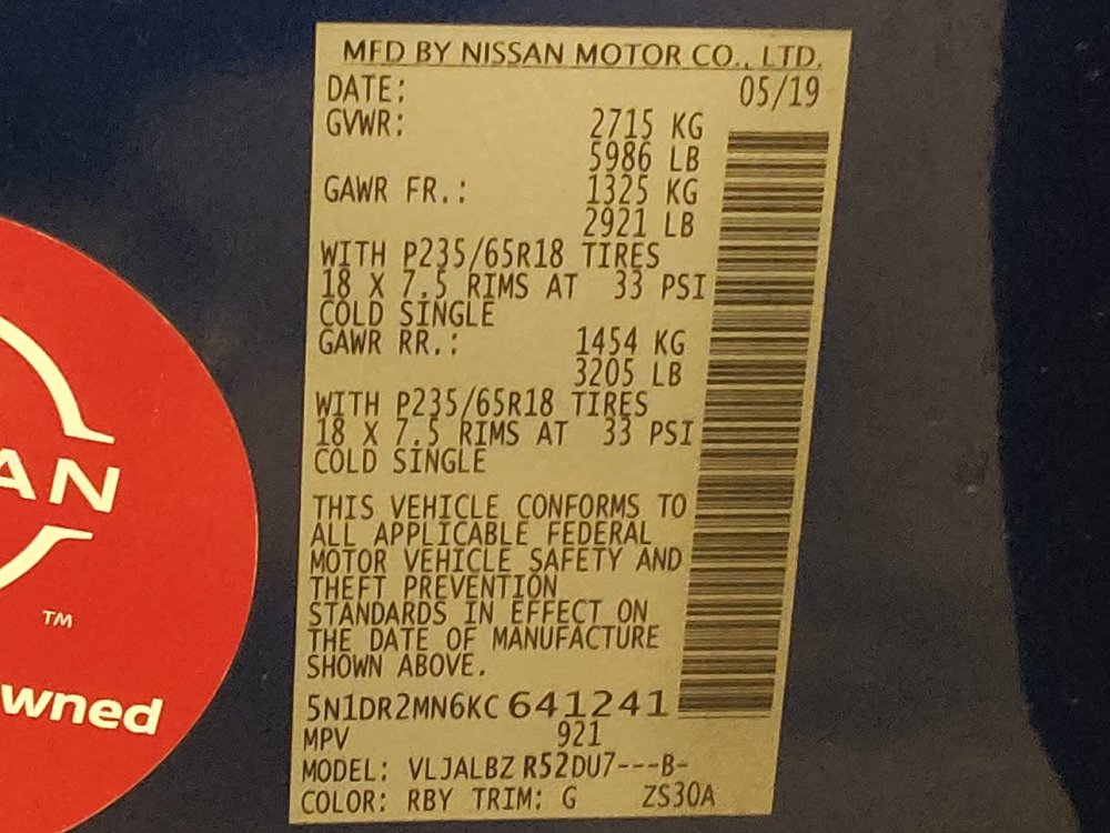 Used 2019 Nissan Pathfinder S image 33