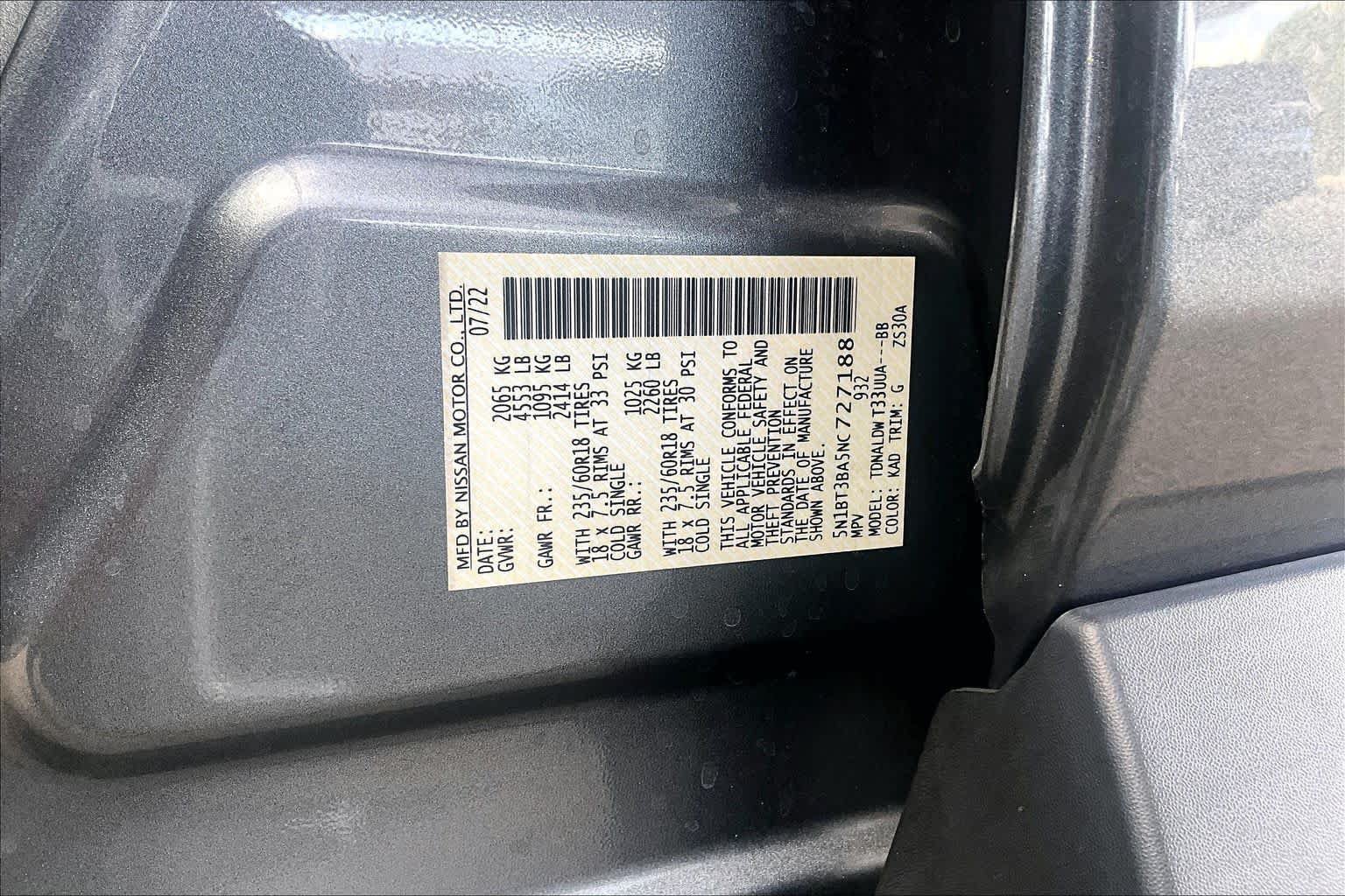 Certified 2022 Nissan Rogue SV FWD image 33