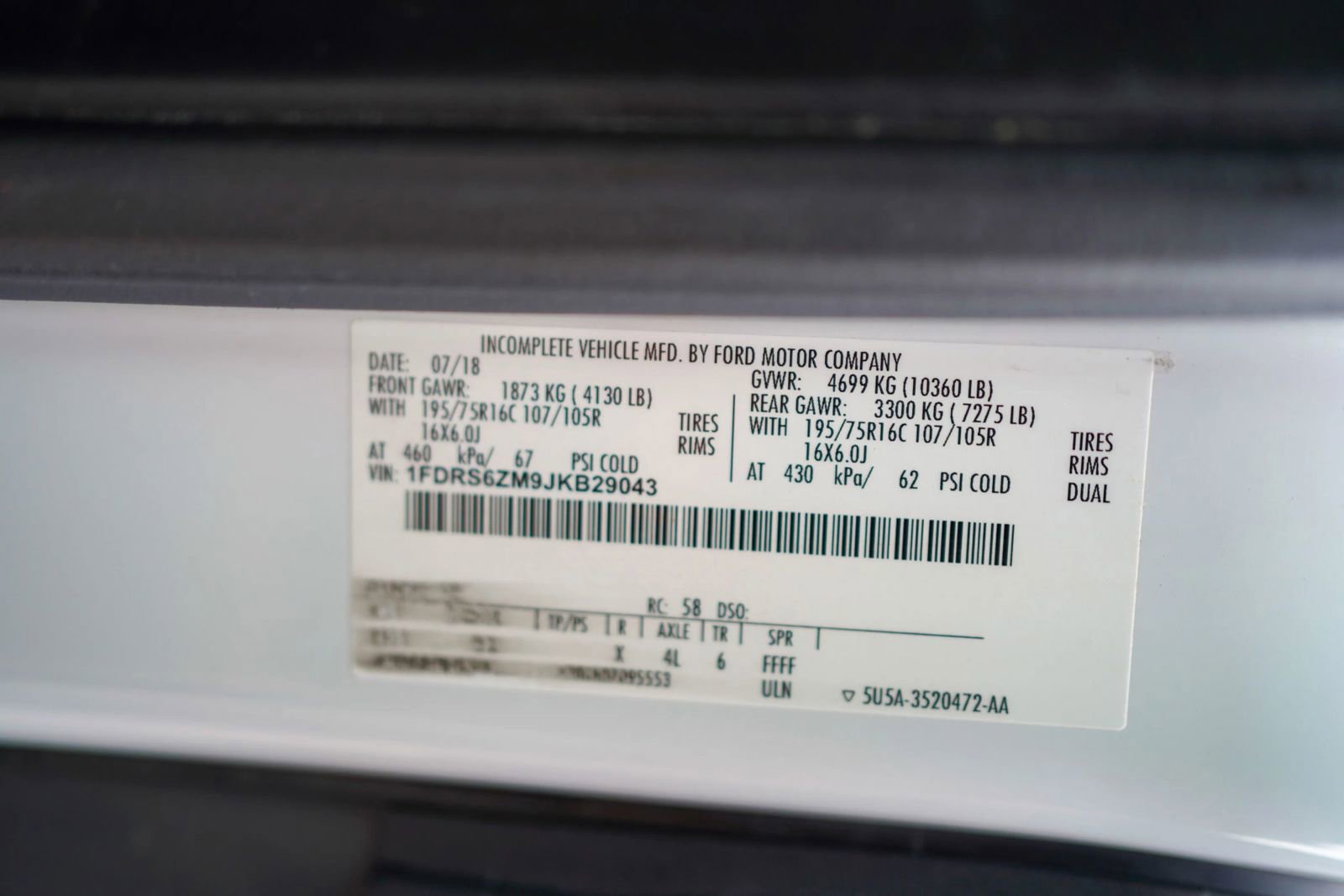 Used 2018 Ford Transit 350 138 DRW image 30