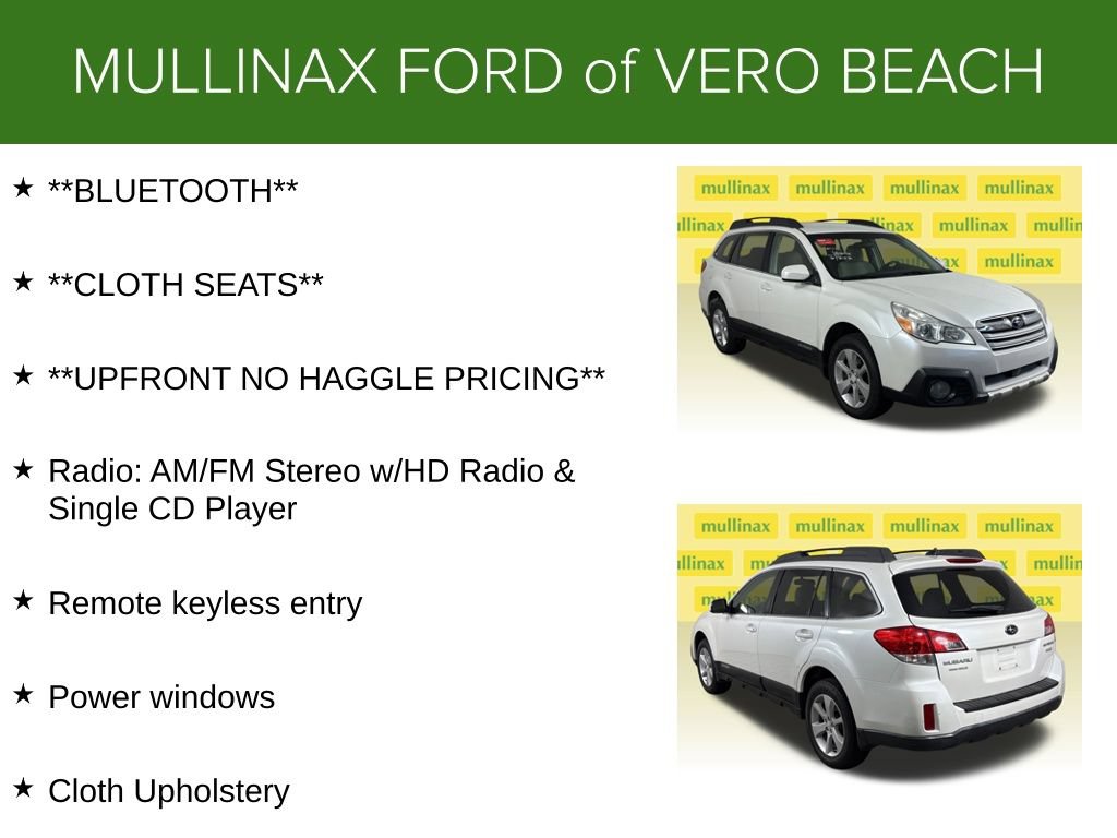 Used 2014 Subaru Outback 2.5i Premium AWD/4WD image 5