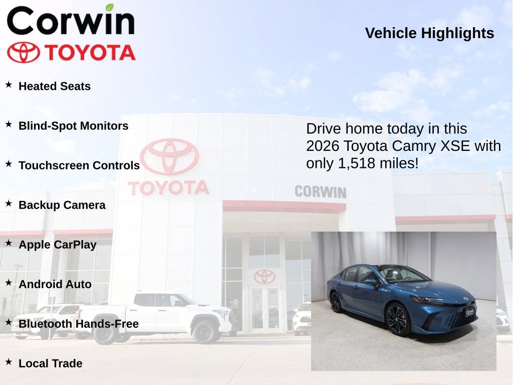 Used 2026 Toyota Camry XSE FWD image 6