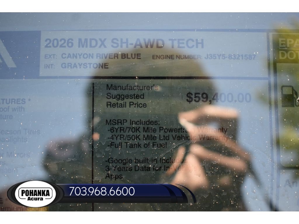 New 2026 Acura MDX w/ Technology Package AWD/4WD image 40