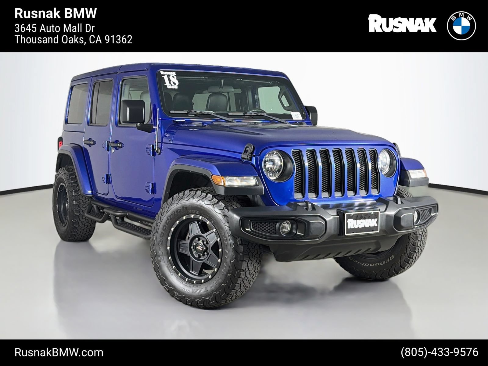 Used 2018 Jeep Wrangler Unlimited Sahara AWD/4WD image 1