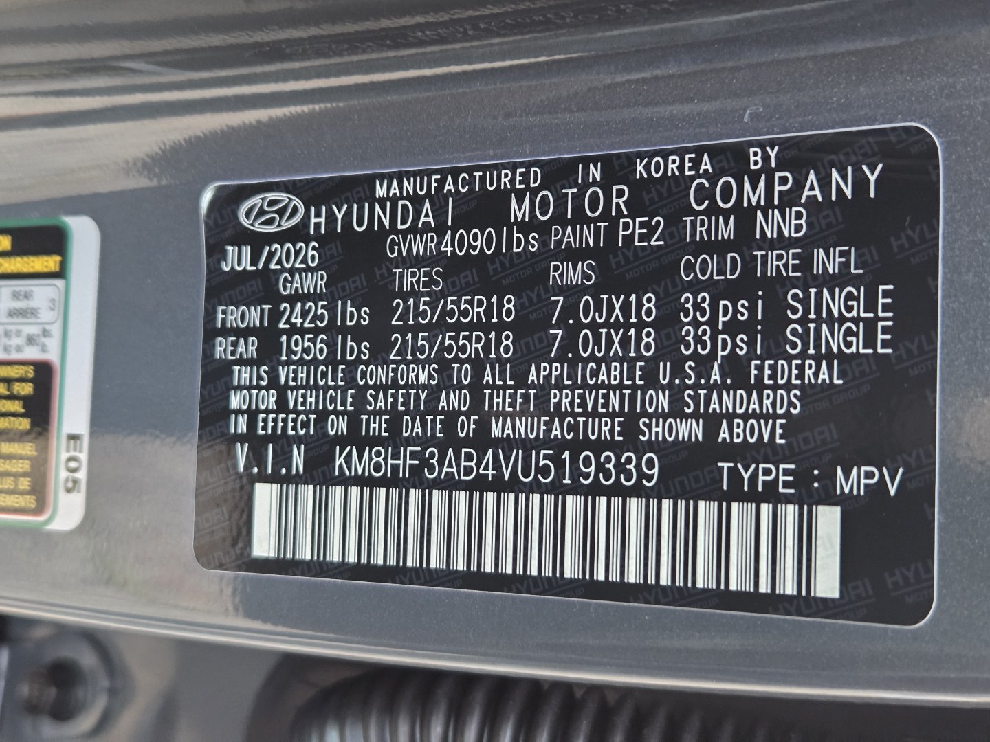 New 2027 Hyundai Kona SEL Sport FWD image 28