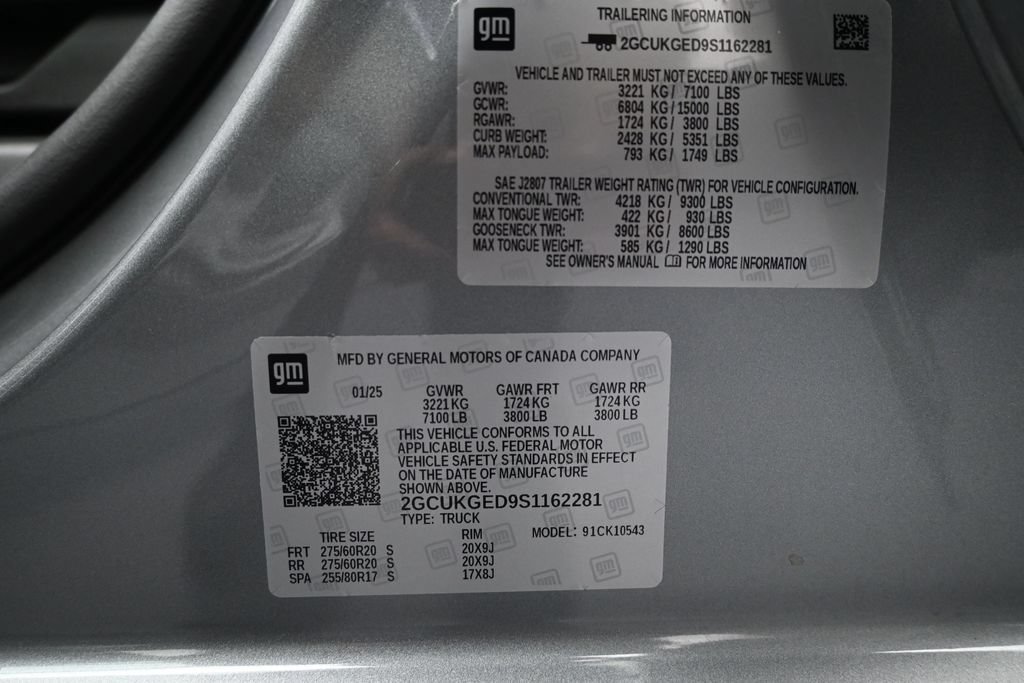 Certified 2025 Chevrolet Silverado 1500 LTZ AWD/4WD image 15