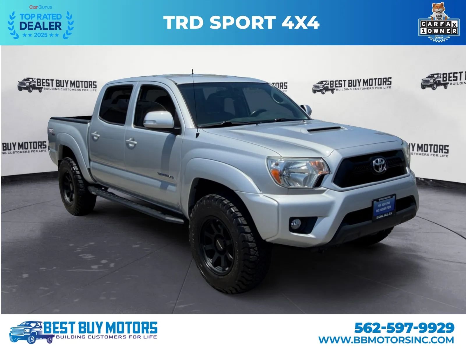Used 2012 Toyota Tacoma 4x4 Double Cab w/ TRD Sport Pkg