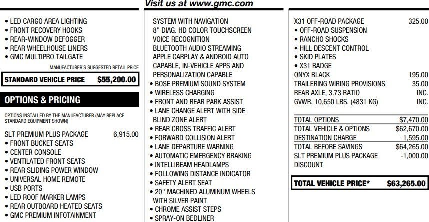 Used 2020 GMC Sierra 2500 SLT w/ SLT Premium Plus Package image 2