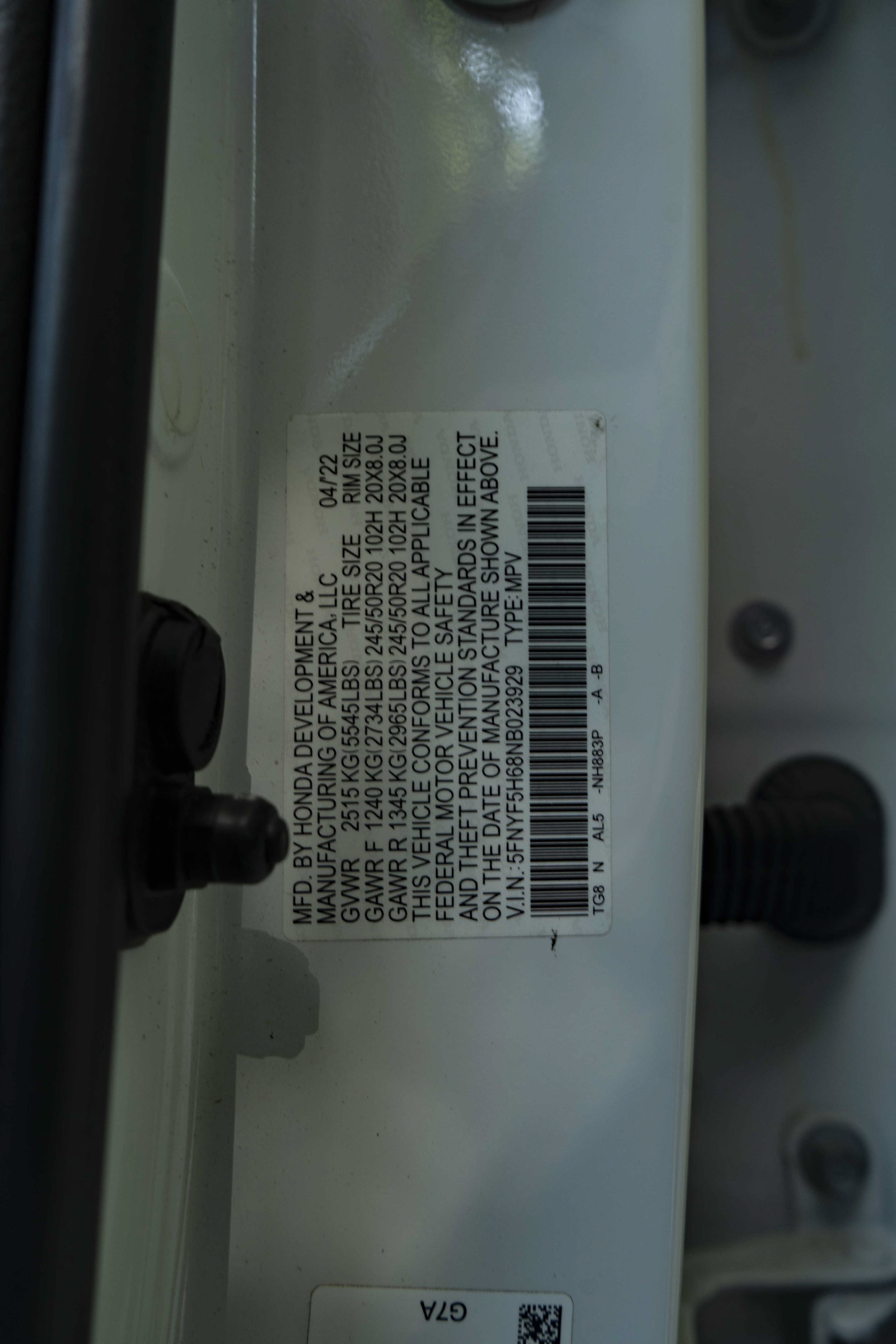 Used 2022 Honda Pilot Touring image 50