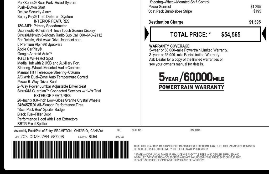 Used 2023 Dodge Challenger R/T Scat Pack w/ Plus Package image 4