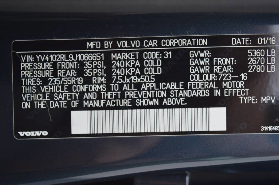 Used 2018 Volvo XC60 T5 Inscription w/ Luxury Seat Package image 81