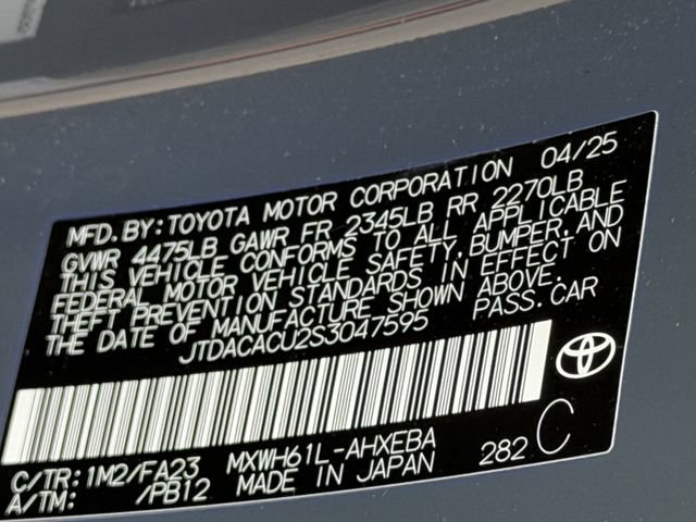 Used 2025 Toyota Prius Plug-In Hybrid FWD image 10