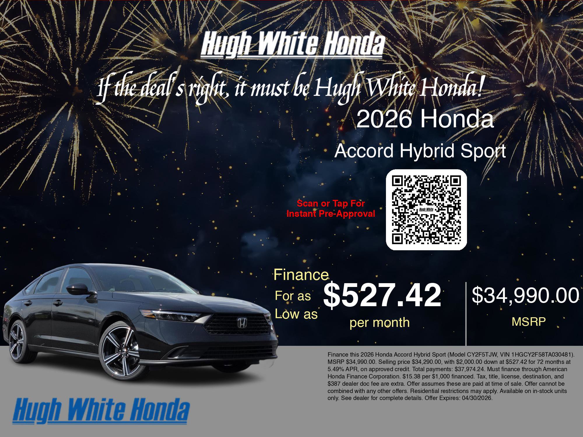 New 2026 Honda Accord Sport image 7