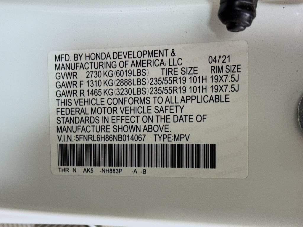 Used 2022 Honda Odyssey Touring image 40