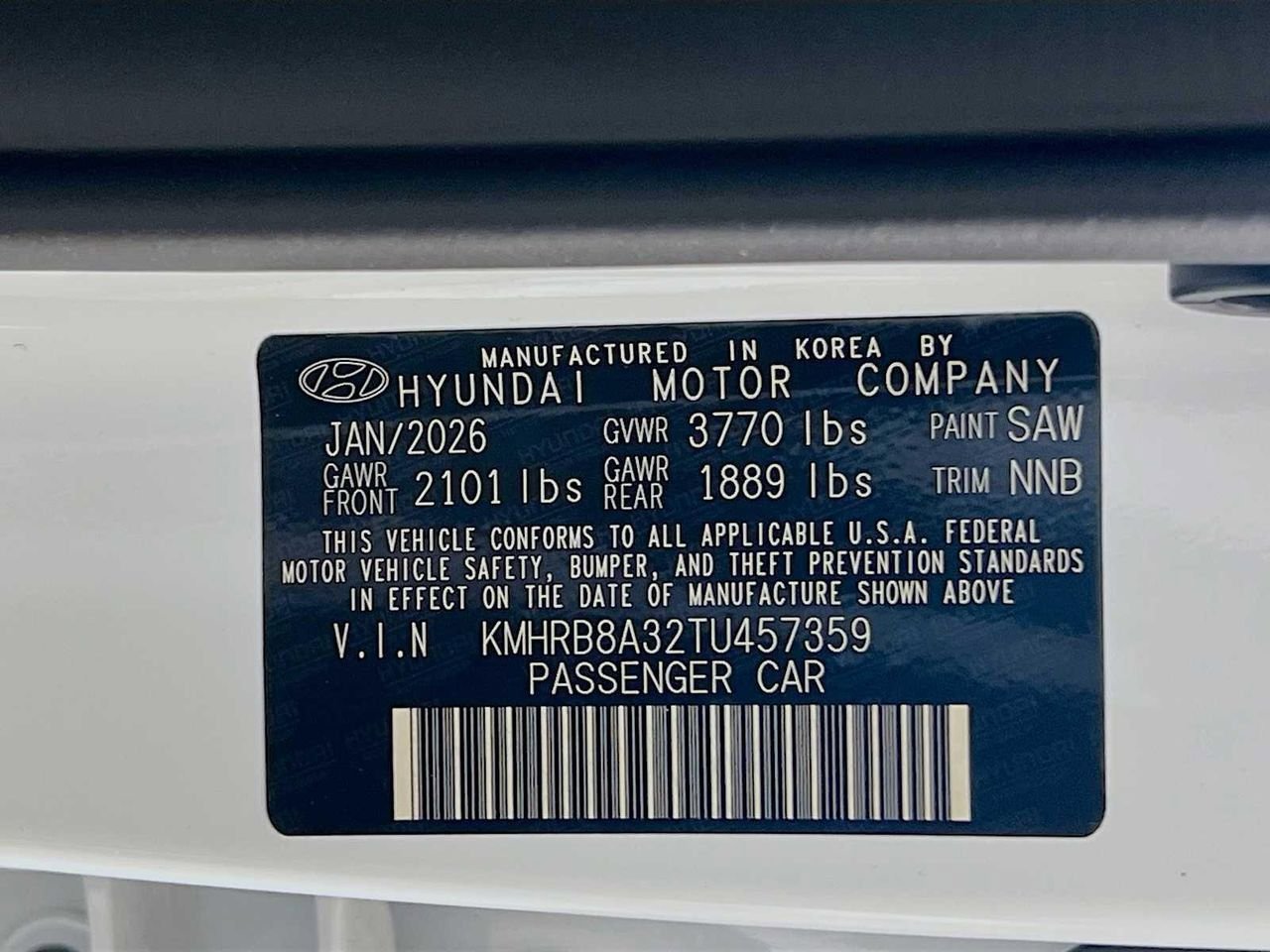 New 2026 Hyundai Venue SE FWD image 20