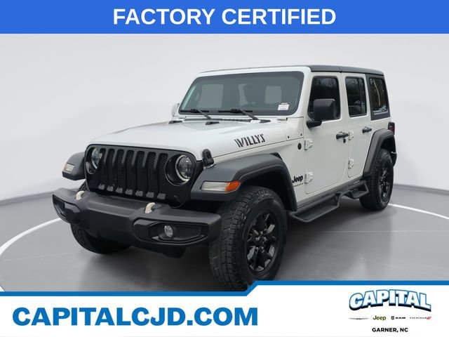 Certified 2023 Jeep Wrangler Willys image 1
