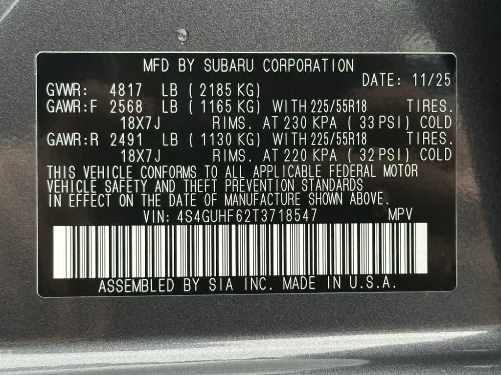 New 2026 Subaru Crosstrek 2.5i Sport AWD/4WD image 20