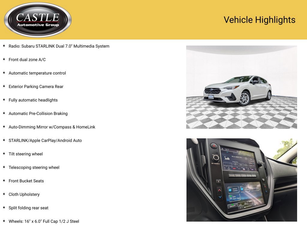 Used 2024 Subaru Impreza 2.0i AWD/4WD image 4