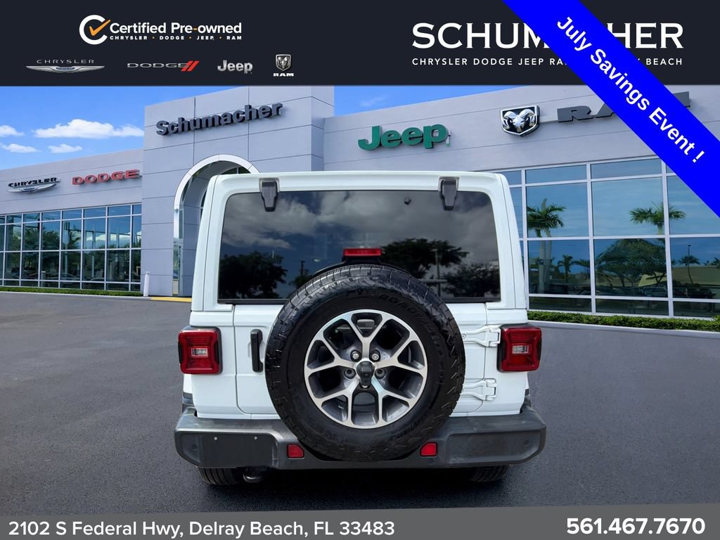 Used 2022 Jeep Wrangler Unlimited Sahara w/ LED Lighting Group AWD/4WD image 6