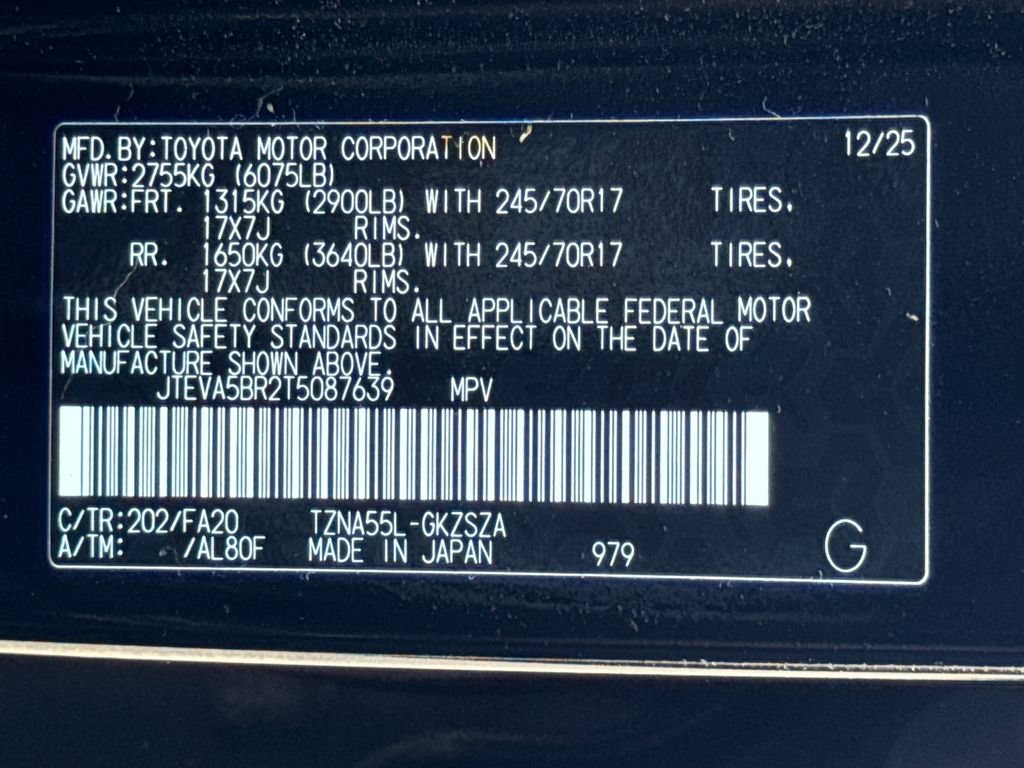 Used 2026 Toyota 4Runner SR5 AWD/4WD image 28