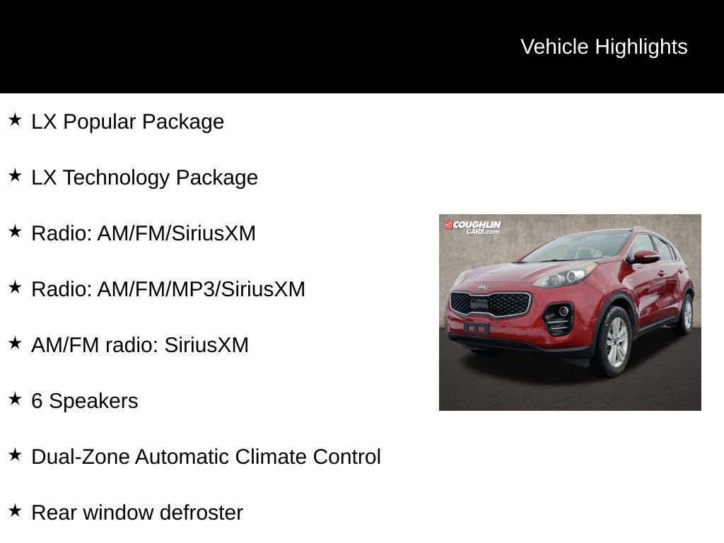 Used 2018 Kia Sportage LX w/ LX Technology Package image 2