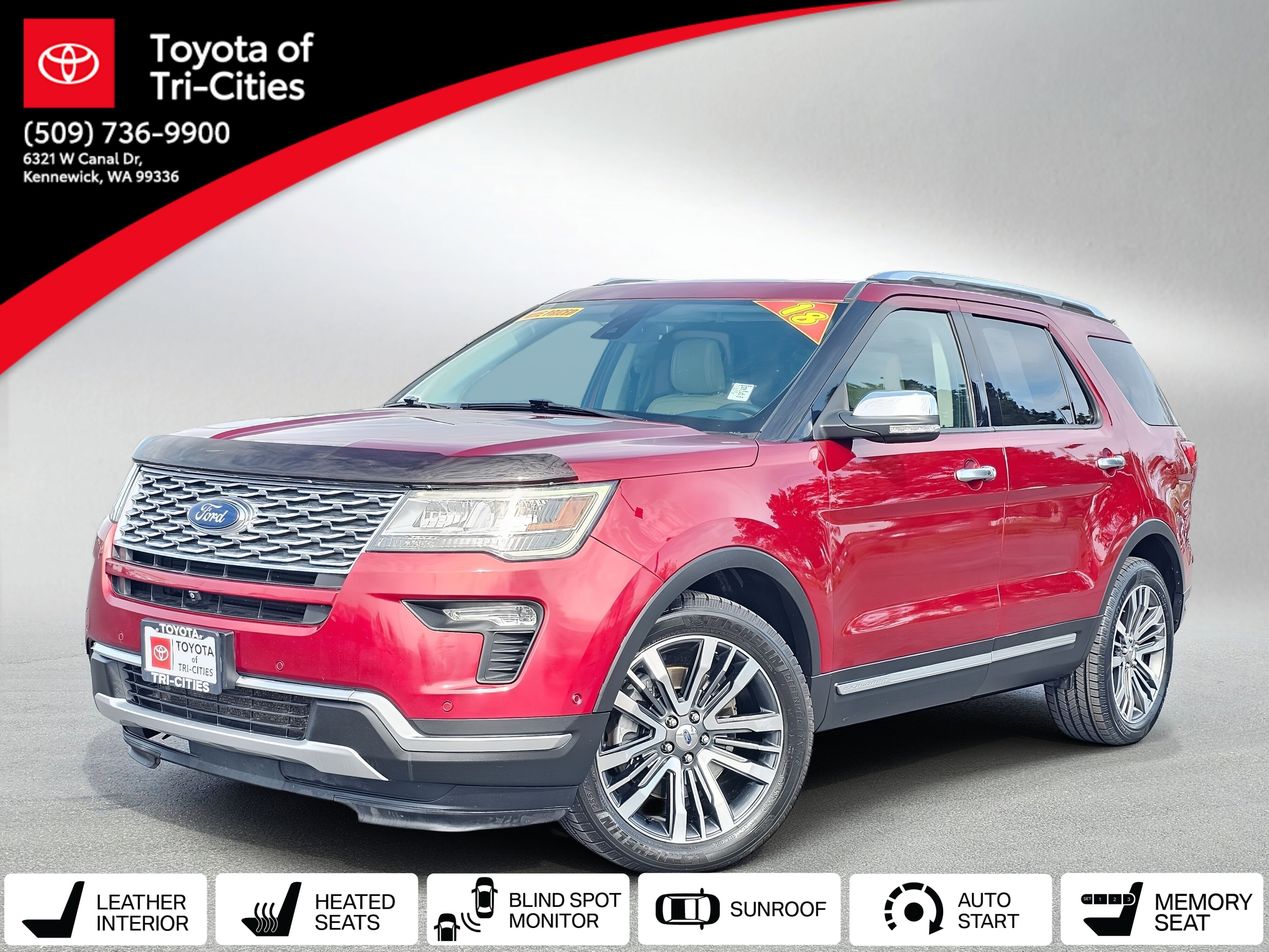 Used 2018 Ford Explorer Platinum AWD/4WD image 1