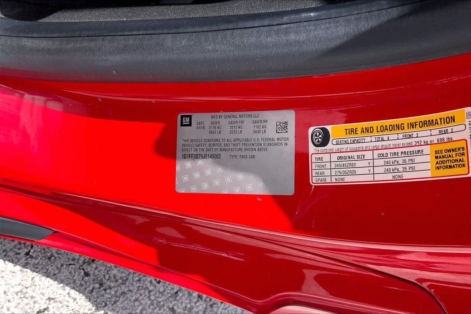 Used 2018 Chevrolet Camaro SS RWD image 19