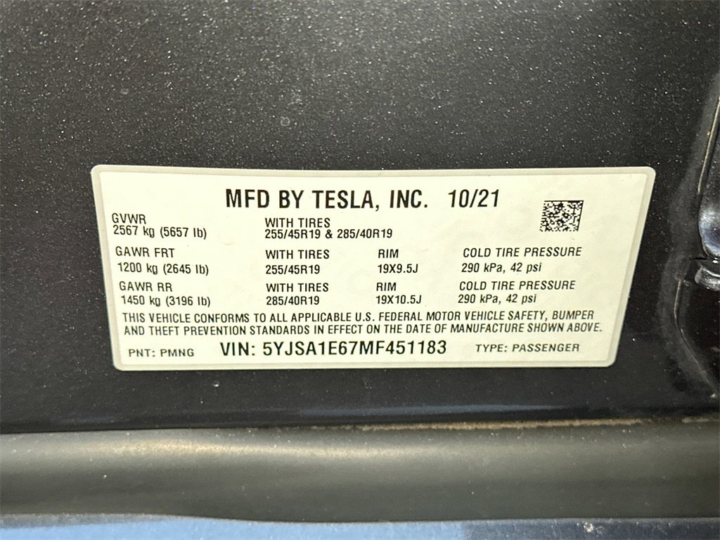 Used 2021 Tesla Model S Plaid image 33