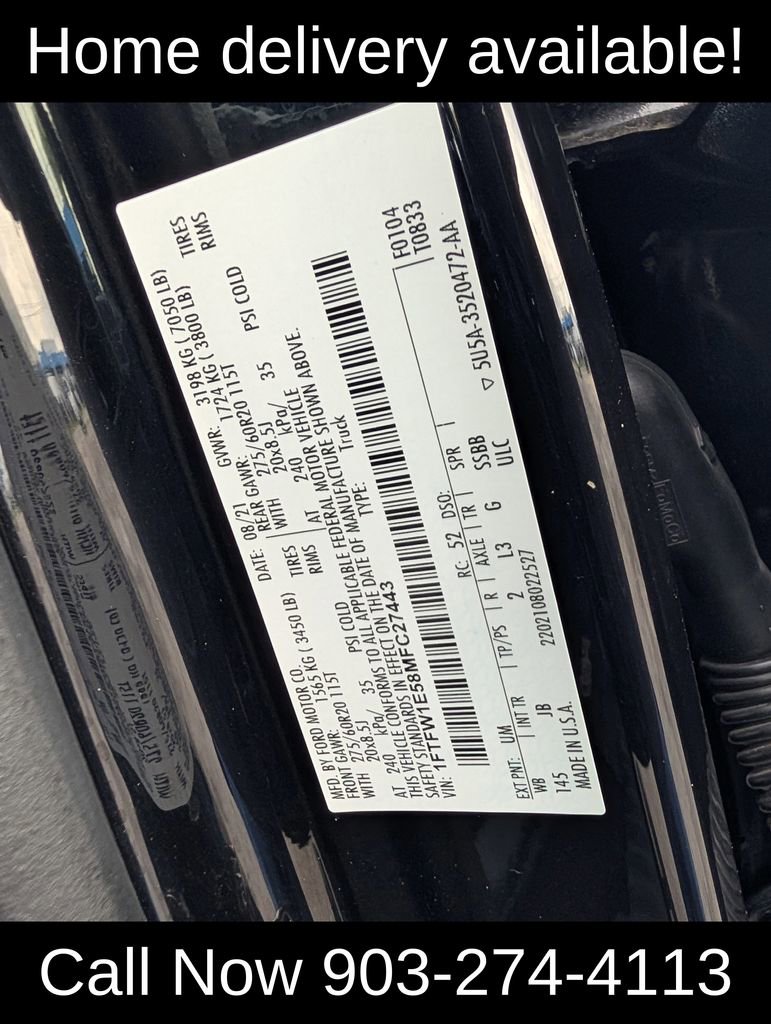 Used 2021 Ford F150 XL w/ STX Appearance Package image 32