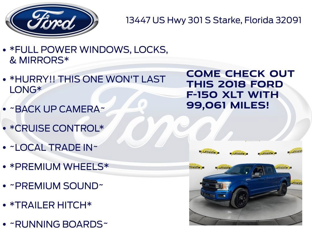 Certified 2018 Ford F150 XLT w/ Equipment Group 301A Mid RWD image 12