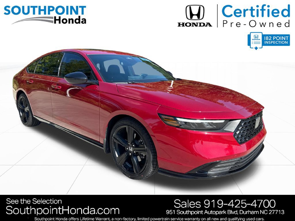 Certified 2024 Honda Accord Sport