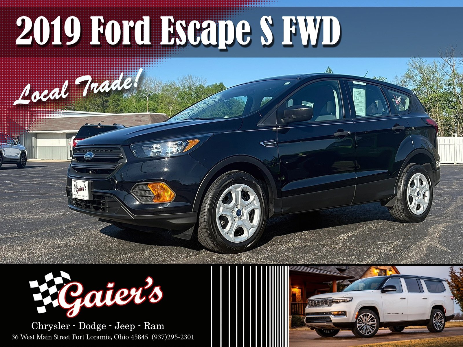 Used 2019 Ford Escape S FWD image 1