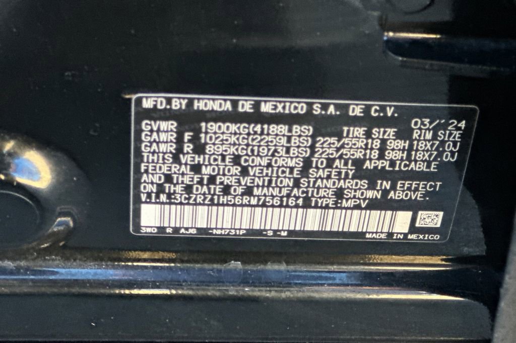 Certified 2024 Honda HR-V Sport image 33