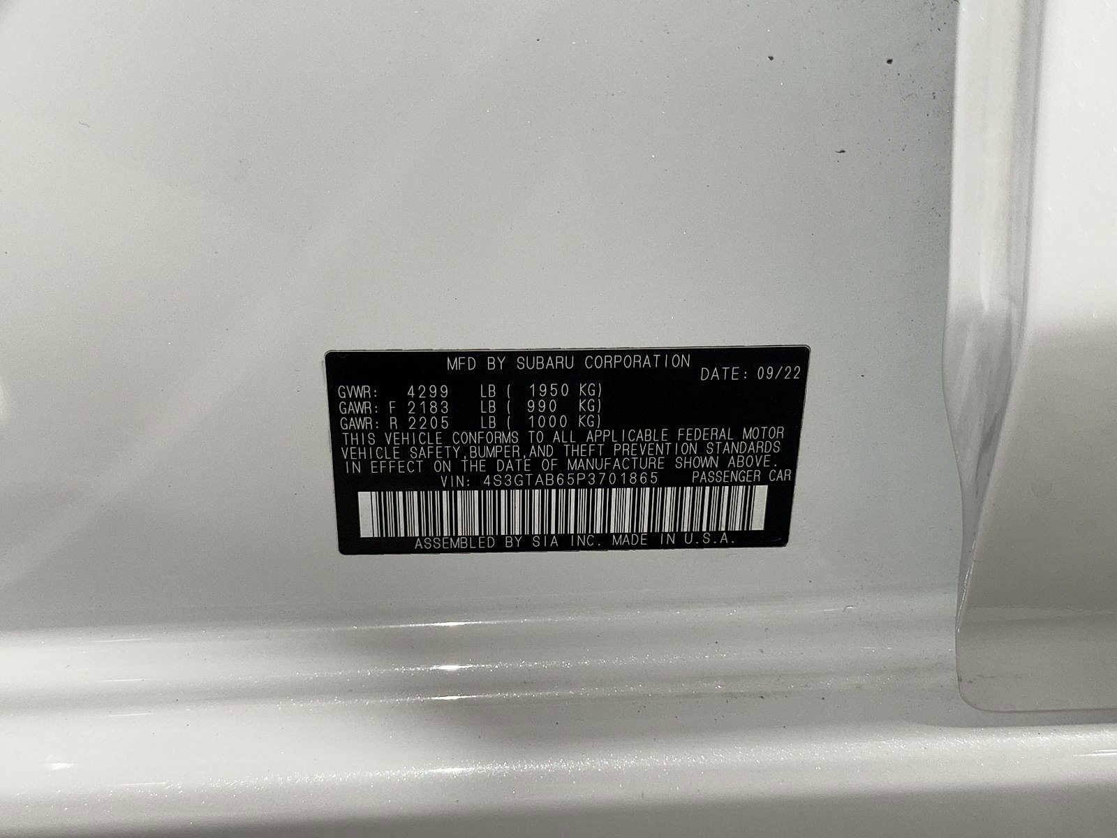 Used 2023 Subaru Impreza 2.0i image 14