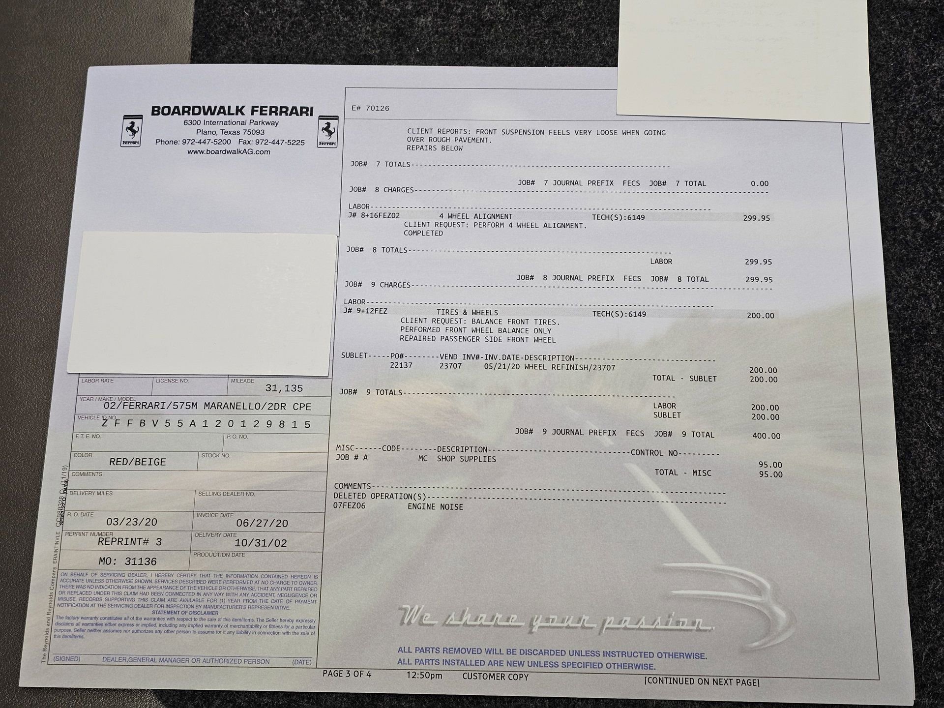 Used 2002 Ferrari 575M Maranello RWD image 73