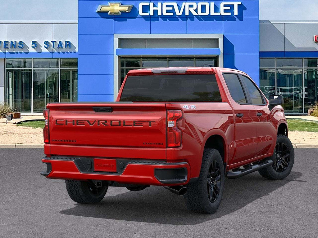 New 2026 Chevrolet Silverado 1500 Custom w/ Turbomax Blackout Package AWD/4WD image 64