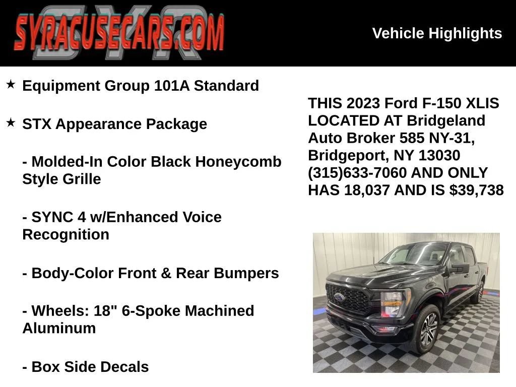 Used 2023 Ford F150 XL w/ XL STX Apperance Package AWD/4WD image 5