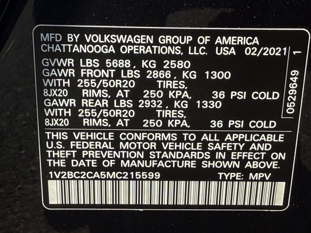 Used 2021 Volkswagen Atlas Cross Sport SEL AWD/4WD image 28