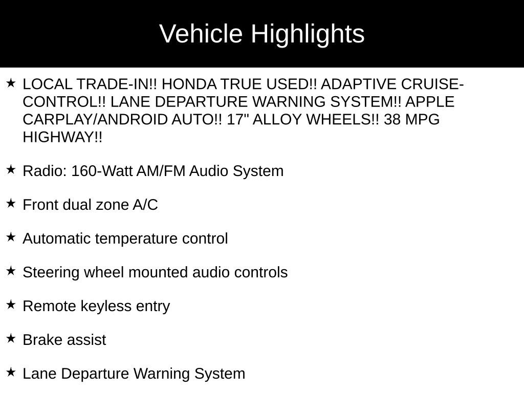 Certified 2021 Honda Accord LX image 10
