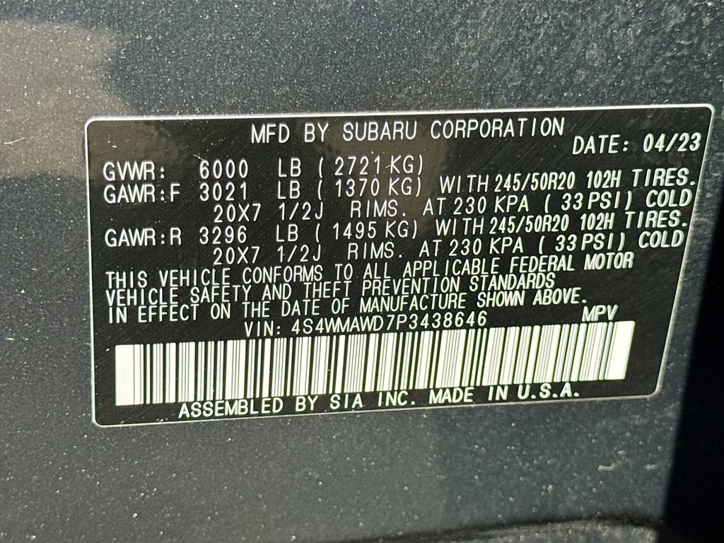 Used 2023 Subaru Ascent Touring AWD/4WD image 45