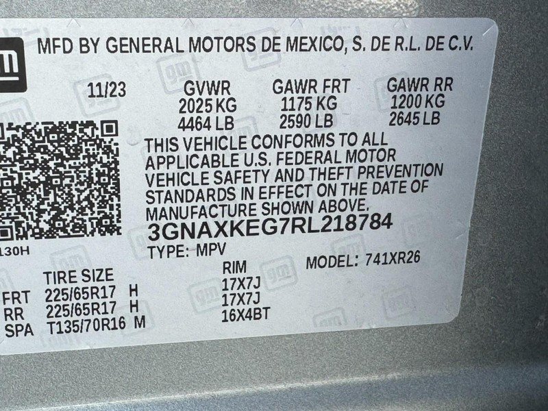 Used 2024 Chevrolet Equinox LT w/ LPO, Floor Liner Package FWD image 23