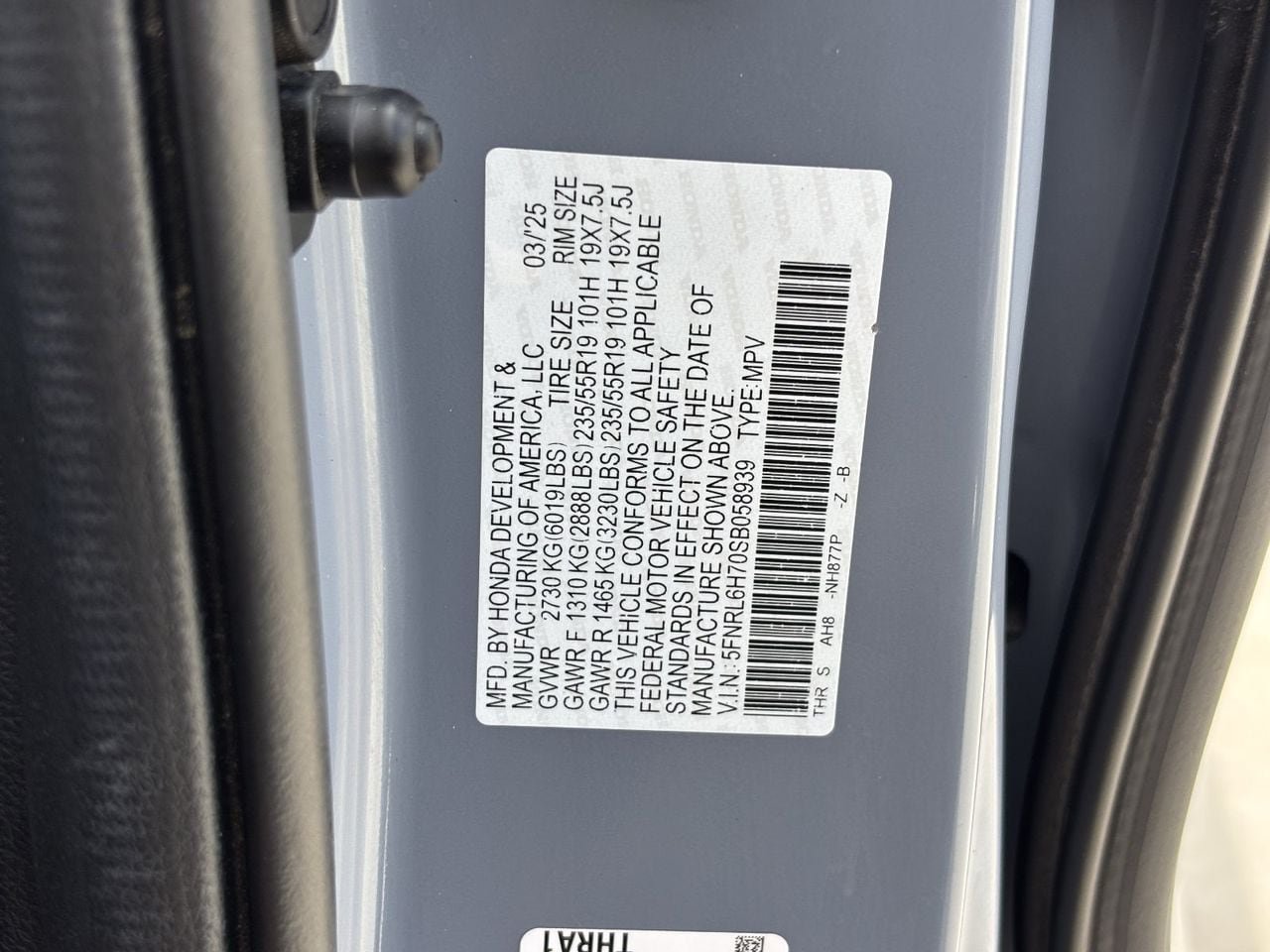 Certified 2025 Honda Odyssey Sport-L image 30