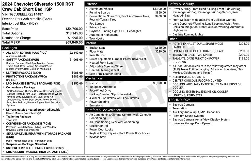 Used 2024 Chevrolet Silverado 1500 RST w/ All Star Edition Plus AWD/4WD image 28