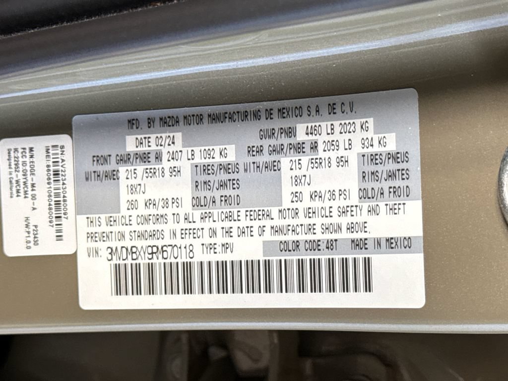 Certified 2024 MAZDA CX-30 Carbon AWD/4WD image 27