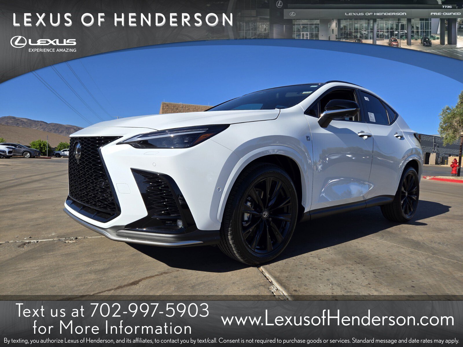 New 2026 Lexus NX 350h F Sport