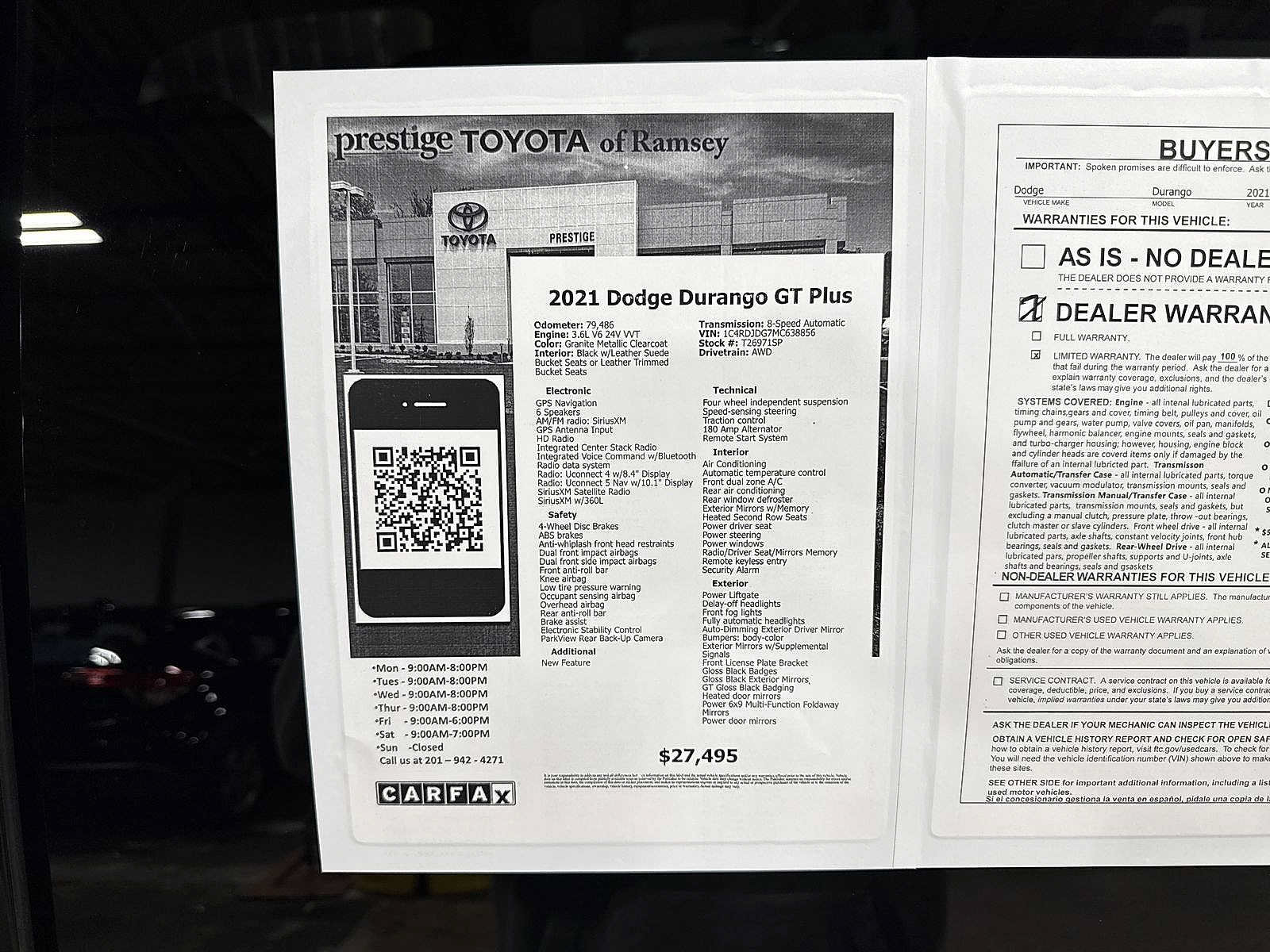 Used 2021 Dodge Durango GT AWD/4WD image 13