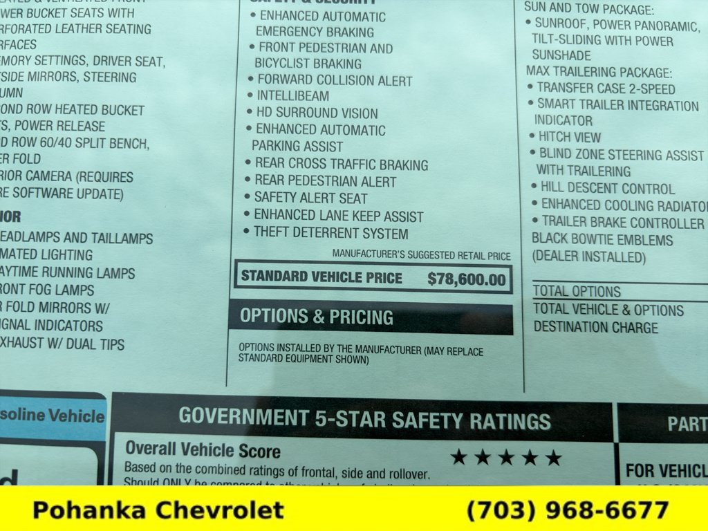 New 2026 Chevrolet Tahoe Premier w/ Sun And Tow Package AWD/4WD image 39