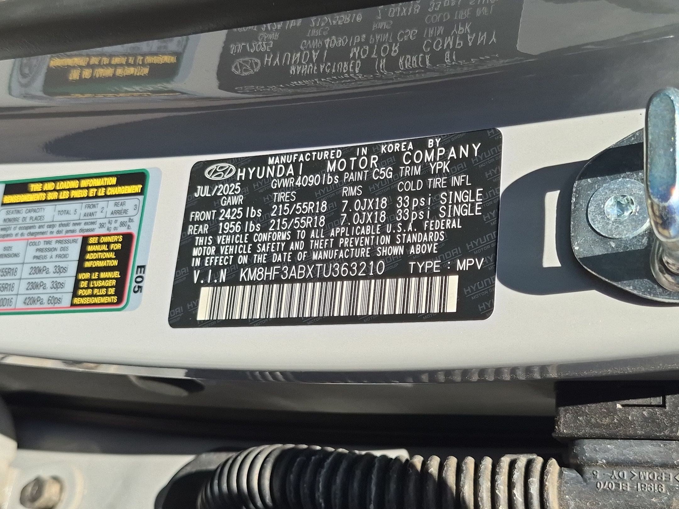 Certified 2026 Hyundai Kona SEL Sport FWD image 27
