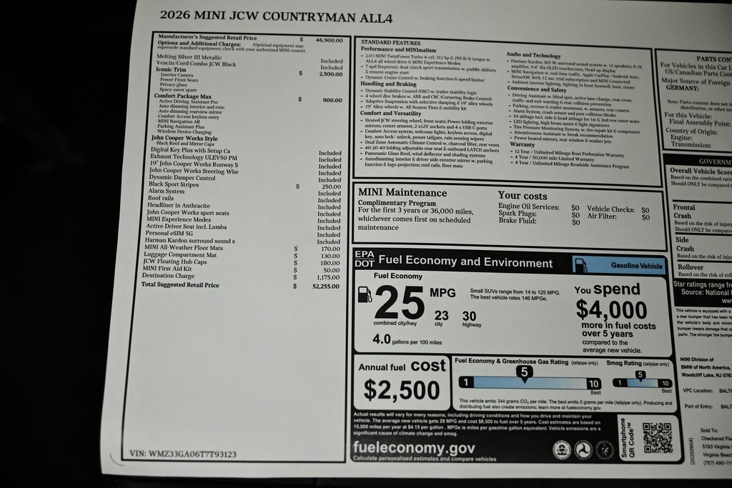 New 2026 MINI Cooper Countryman John Cooper Works image 40