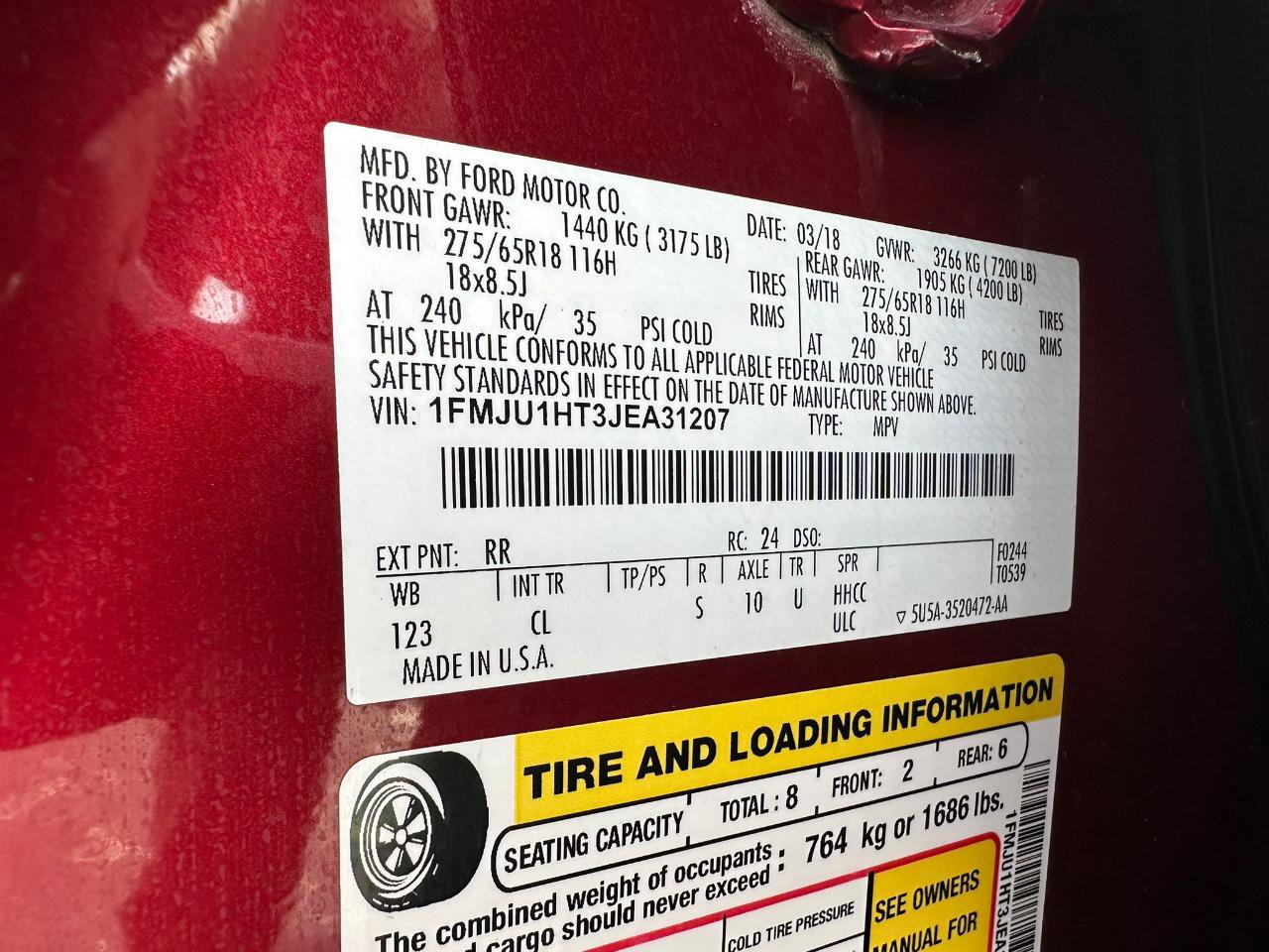 Used 2018 Ford Expedition XLT w/ Equipment Group 202A RWD image 19